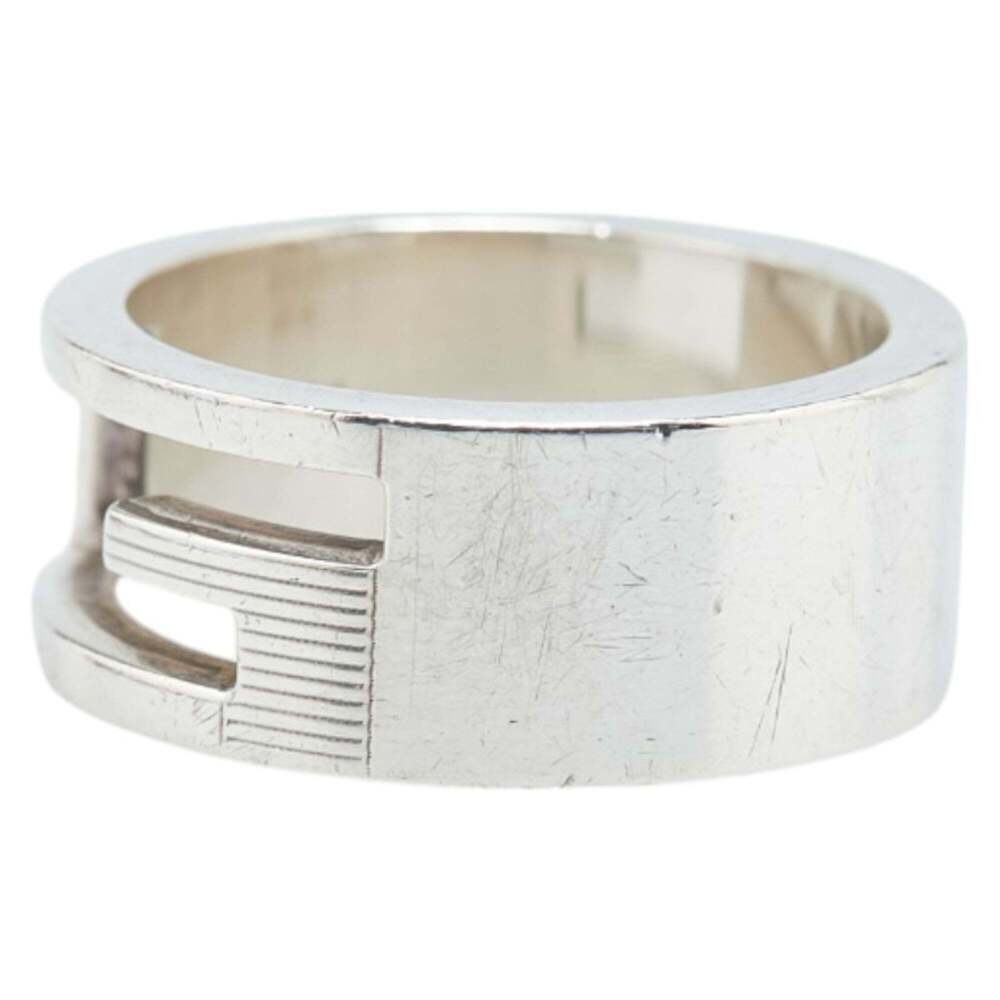 Gucci Branded G Ring #11 SV925 Silver Women's GUCCI - Picture 3 of 8